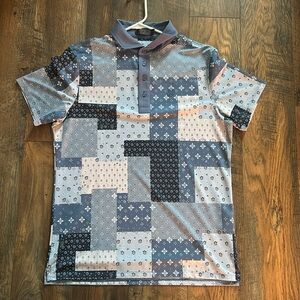 G/FORE Turquoise Men’s Golf Polo